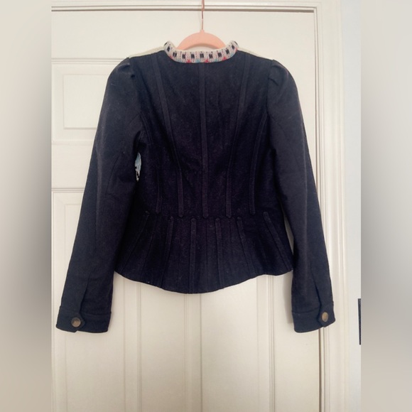 Anthro | Elevenses Buckhaven Sweater Jacket sz 6 VGUC - Picture 6 of 6